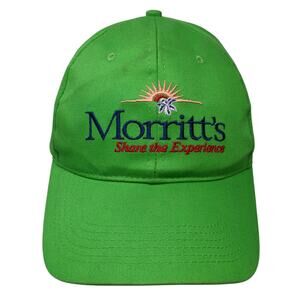 Morritt's Share The Experience Strapback Baseball Cap Green One Size 6 Panel APC